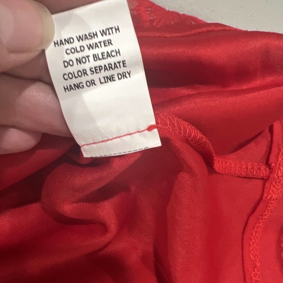 Altard State Red Lace Halter Dress Sleeveless Party Cocktail Mini Size S - Picture 7 of 10